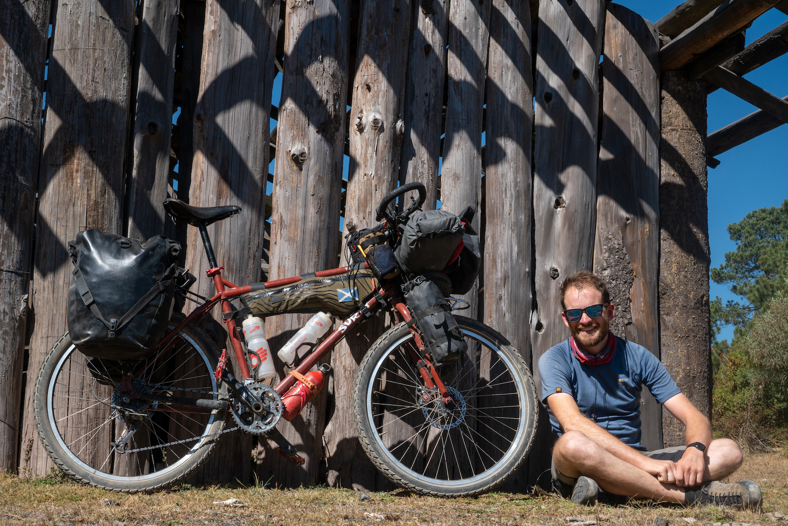 A cyclist and his bike